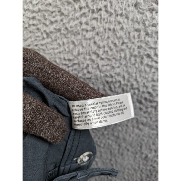 Eddie Bauer First Ascent Pants Womens 12 Cargo Cotton Nylon Stretch Bluish Gray - Picture 9 of 16